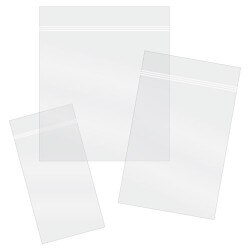 "Zipper Reclosable Bags - 4 x 4"""